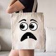 Creepy Face Carrot Halloween Book Character Costume Canvas Tote Bag Creepy Face Carrot Halloween Book Character Costume Canvas Tote Bag