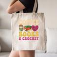 Crochet Coffee Reading Books Crocheter Crocheting Canvas Tote Bag Crochet Coffee Reading Books Crocheter Crocheting Canvas Tote Bag