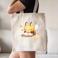 Cute Bee Reading Book Teacher Student Reader Graphic For Men Women Kids Canvas Tote Bag Cute Bee Reading Book Teacher Student Reader Graphic For Men Women Kids Canvas Tote Bag