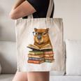Cute Capybara Reading Books Animal Capybara Bookworms Canvas Tote Bag Cute Capybara Reading Books Animal Capybara Bookworms Canvas Tote Bag