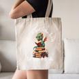 Cute Dragon Reading Book Bookworm Dragon And Books For Women Canvas Tote Bag