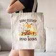 Cute Fox Stay Clever Read Books For Librarian Or Bookworm Canvas Tote Bag