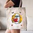 Cute Ghost Reading Book Retro Halloween Librarian Canvas Tote Bag Cute Ghost Reading Book Retro Halloween Librarian Canvas Tote Bag