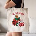 Cute Gingerbread Man Reading Book Nerd Christmas Bookish Canvas Tote Bag Cute Gingerbread Man Reading Book Nerd Christmas Bookish Canvas Tote Bag
