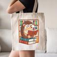 Cute Hedgehog Book Nerd Canvas Tote Bag