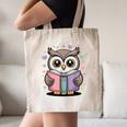 Cute Reading Owl Book Lover Teacher Librarian Bookworm Canvas Tote Bag Cute Reading Owl Book Lover Teacher Librarian Bookworm Canvas Tote Bag