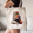 Cute Red Panda Reading Book Animal Bookworm Canvas Tote Bag