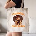 Cute Thanksgiving Teacher Librarian Thankful Reading Books Canvas Tote Bag Cute Thanksgiving Teacher Librarian Thankful Reading Books Canvas Tote Bag