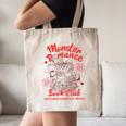 Dark Romance Reader Reading Monster Romance Book Club Canvas Tote Bag