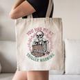 Dark Romance Had Me At Trigger Warning Skeleton Smutt Book Canvas Tote Bag
