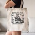 Defend Your Local Public Library Cat Knight Book Lover Canvas Tote Bag Defend Your Local Public Library Cat Knight Book Lover Canvas Tote Bag