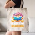Donut Stop Reading Cute Book Reader Bookworm Donut Day Canvas Tote Bag