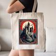 Dracula's Castle Book Cover Illustration Canvas Tote Bag