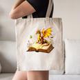 Dragon Fantasy Book Lover Bookish Reader Bookworm Wildflower Canvas Tote Bag Dragon Fantasy Book Lover Bookish Reader Bookworm Wildflower Canvas Tote Bag