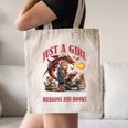 Dragon Just A Girl Who Loves Dragons And Books Canvas Tote Bag
