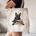 Dutch Shepherd Books Reading Dog Breed Graphic Canvas Tote Bag Dutch Shepherd Books Reading Dog Breed Graphic Canvas Tote Bag