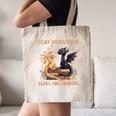 Easily Distracted By Books & Dragons Librarian Book Lover Canvas Tote Bag