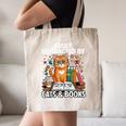 Easily Distracted By Cats And Books Book Lover Cat Canvas Tote Bag