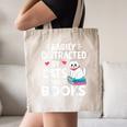 Easily Distracted By Cats And Books Cute Cat And Book Lovers Canvas Tote Bag
