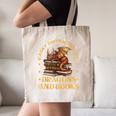 Easily Distracted By Dragons And Books Fantasy Book Lover Canvas Tote Bag