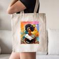 Educated Afro Girl Reading Book Lover History Month Canvas Tote Bag Educated Afro Girl Reading Book Lover History Month Canvas Tote Bag
