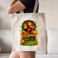 Educated Women Girls Reading Book Black History Month Canvas Tote Bag