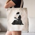 Emily Dickinson Reading A Book Canvas Tote Bag