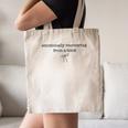 Emotionally Recovering From a Book Subtle Book Lover Canvas Tote Bag