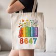 Equal Rights Book Flower Resist 86 47 Feminist Women Rights Canvas Tote Bag