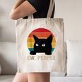 Ew People Introvert Cat Lover Cat Lady Vintage Canvas Tote Bag
