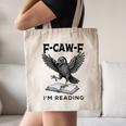 F-Caw-F Crow Book Lovers Vintage Bookish Bird Canvas Tote Bag