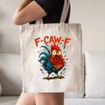 F-Caw-F Rooster F Awk F Chicken Coffee Romance Books Lover Canvas Tote Bag