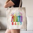Floral Foxglove Daisy Tulip 8647 Books Lover Blooming Flower Canvas Tote Bag