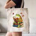 Frog & Toad Fishing Vintage Classic Book Frog Reading Book Canvas Tote Bag