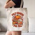 Fully Booked For Fall Books Pumpkin Autumn Thanksgiving Canvas Tote Bag