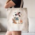 Ghost Reading Book Coquette Bow Halloween Girl Kid Teacher Canvas Tote Bag Ghost Reading Book Coquette Bow Halloween Girl Kid Teacher Canvas Tote Bag