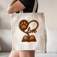 Girl Who Loves Dogs & Books Heart Dog Lover Reader Reeding Canvas Tote Bag Girl Who Loves Dogs & Books Heart Dog Lover Reader Reeding Canvas Tote Bag