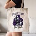 Good Girls Read Bad Books Sarcastic Skeleton Goth Skull Canvas Tote Bag Good Girls Read Bad Books Sarcastic Skeleton Goth Skull Canvas Tote Bag
