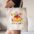 Groovy 100 Days In The Books Reading 100th Day Of School Canvas Tote Bag