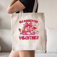 Groovy All Booked For Valentines Books Pink Coquette Bow Canvas Tote Bag