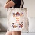 Haha Made You Read Shirt Book Reader Flower Floral Canvas Tote Bag