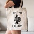 Halloween Skeleton Pun Book Lover Library Joke Canvas Tote Bag