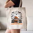 Haunted By My TBR Boo Halloween Book Lover Librarian Canvas Tote Bag Haunted By My TBR Boo Halloween Book Lover Librarian Canvas Tote Bag
