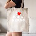 I Heart Book Nerds Book Readers Cute Canvas Tote Bag