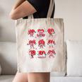 Heart Holding Reading Books Valentine Teacher Book Lover Canvas Tote Bag