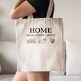 Home Stead School Grown Flowers Book Chicken Canvas Tote Bag