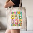 HUGvyn Happy 100 Days Of School Teacher Goose Preppy Books Canvas Tote Bag