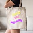 I'm Just Social Distancing Introvert Funny Canvas Tote Bag I'm Just Social Distancing Introvert Funny Canvas Tote Bag