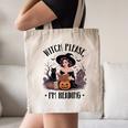 I'm Reading Halloween Witch Book Lover Canvas Tote Bag I'm Reading Halloween Witch Book Lover Canvas Tote Bag