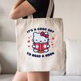It's a Good Day To Read a Book Cute Cat Book Day Girls Boys Canvas Tote Bag It's a Good Day To Read a Book Cute Cat Book Day Girls Boys Canvas Tote Bag